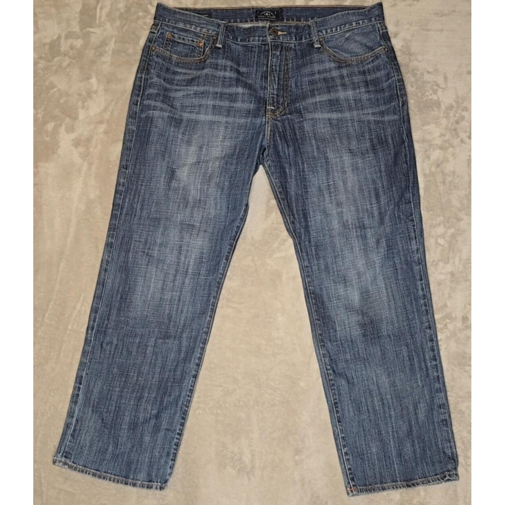 Lucky Brand Mens Jeans 38x30 361 Vintage Straight‎ Stretch Medium Wash Whiskered